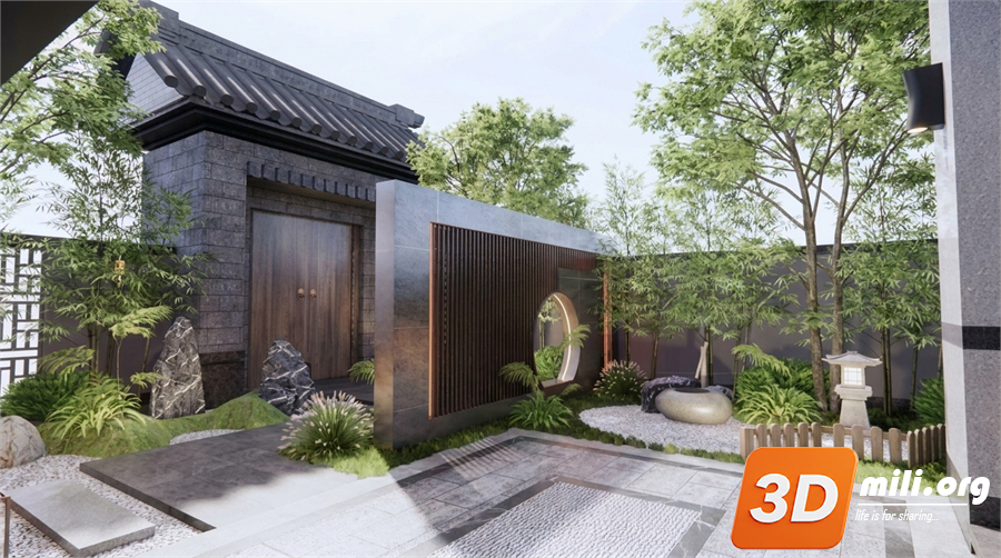 Mini Garden Skp Files 